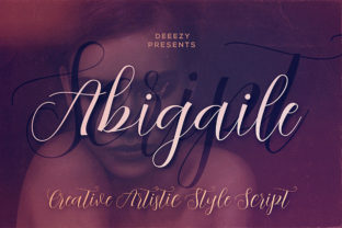 Abigaile Script Font for Elegant Web Design Layouts