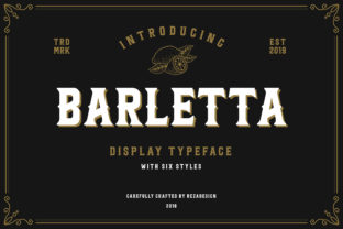 Barletta Font Review: Vintage Serif Charm for Branding