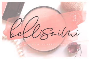 Bellissimi Font: Feminine Script for Handmade Products