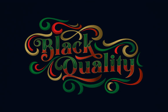 Black Quality Font: Elevate Small Business Branding