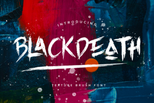 Blackdeath Font: Street-Wise Brush Type for Bold Campaigns