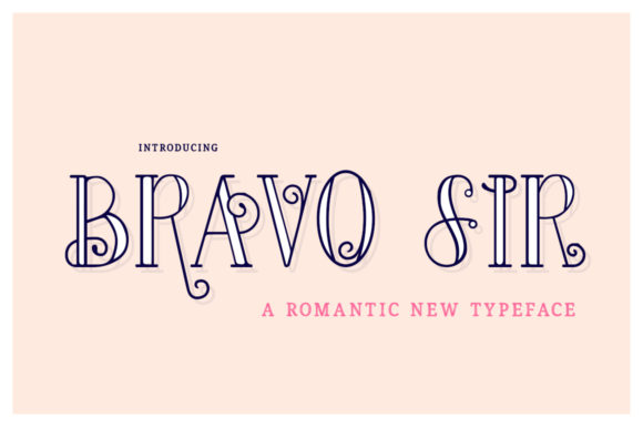 Bravo Sir Family Font Review for Elegant Branding