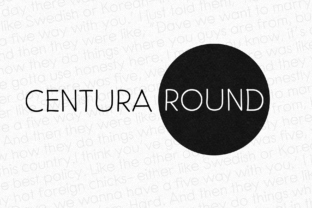 Centura Round Font: A Hand-Drawn Sans Serif for Small Business Branding