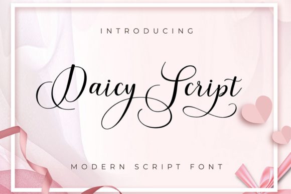 Daicy Script Font for Modern Editorial Design
