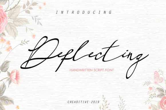 Deflecting Font Review: Stylish Script for Modern Branding