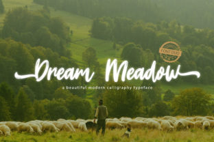 Dream Meadow Font for Cheerful Handmade Designs