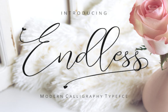 Endless Script Font for Handmade Products and Elegant Crafts