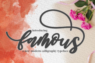 Famous Script Font for Small Business Branding