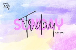Friday Sunday Duo Font for Editorial Layouts