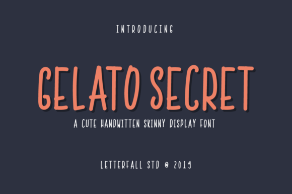 Gelato Secret Font for Editorial Design and Readable Layouts
