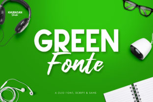 Green Fonte Duo Font for Professional Small Business Branding