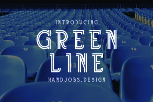 Green Line Font: Unique Serif for Branding & Logos