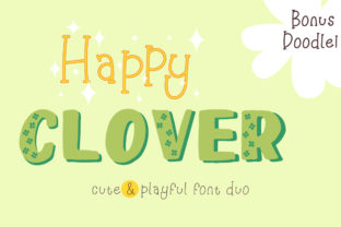 Happy Clover Family Font for Engaging Marketing Visuals
