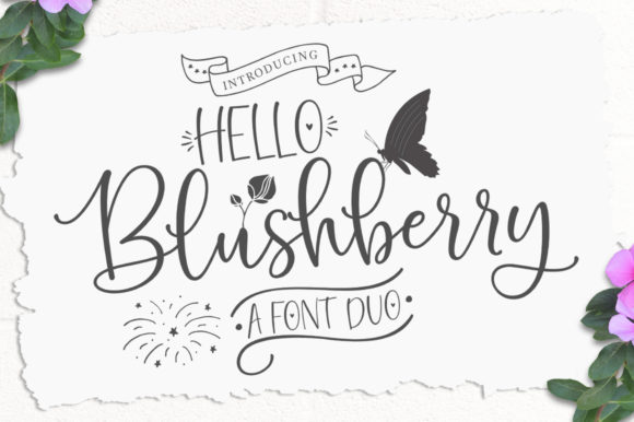 Hello Blushberry Duo: Playful Script Font Review