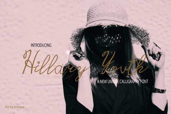 Hillary Youth Font: Elegant Script for Digital Branding