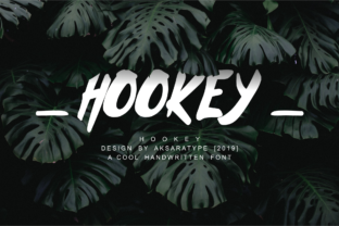 Hookey Font: Thick Handwritten Style for Makers