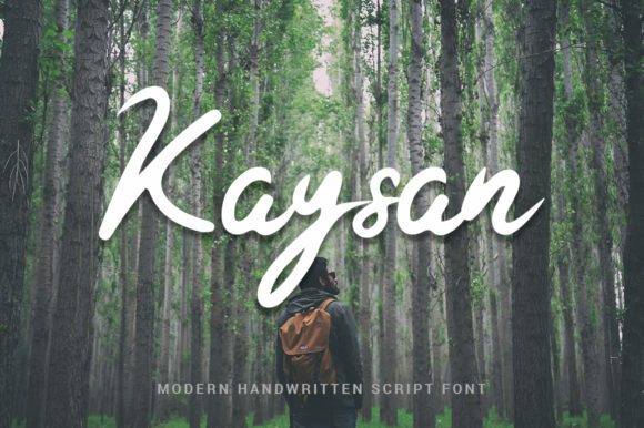 Kaysan Font: Elegant Script for Editorial Design
