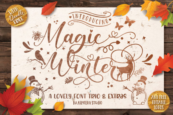 Magic Winter Trio Font: Elevating Small Business Branding