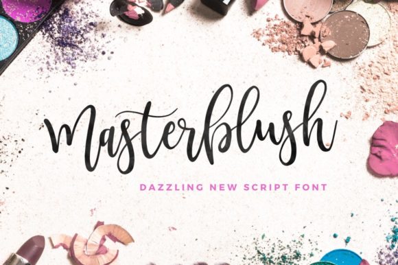 Masterblush Font for Handmade Labels and Creative Designs