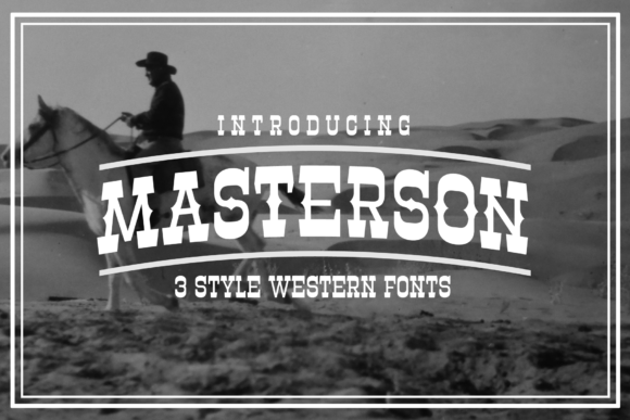 Masterson Family Font for Editorial Design