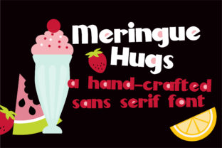 Meringue Hugs Font: Bold Sans Serif for Digital Marketing