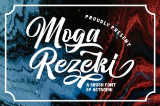 Moga Rezeki Duo Font Review for Handmade Creators