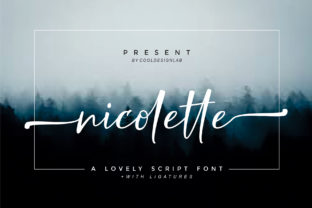 Nicolette Script Font for Elegant Editorial Design