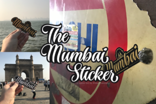 The Mumbai Sticker Font: Bold Handwritten Branding