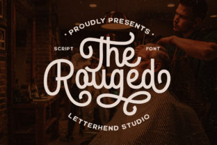 The Rouged Font for Editorial Design and Branding